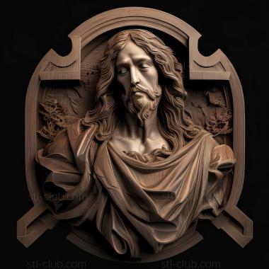 3D model st jesus (STL)